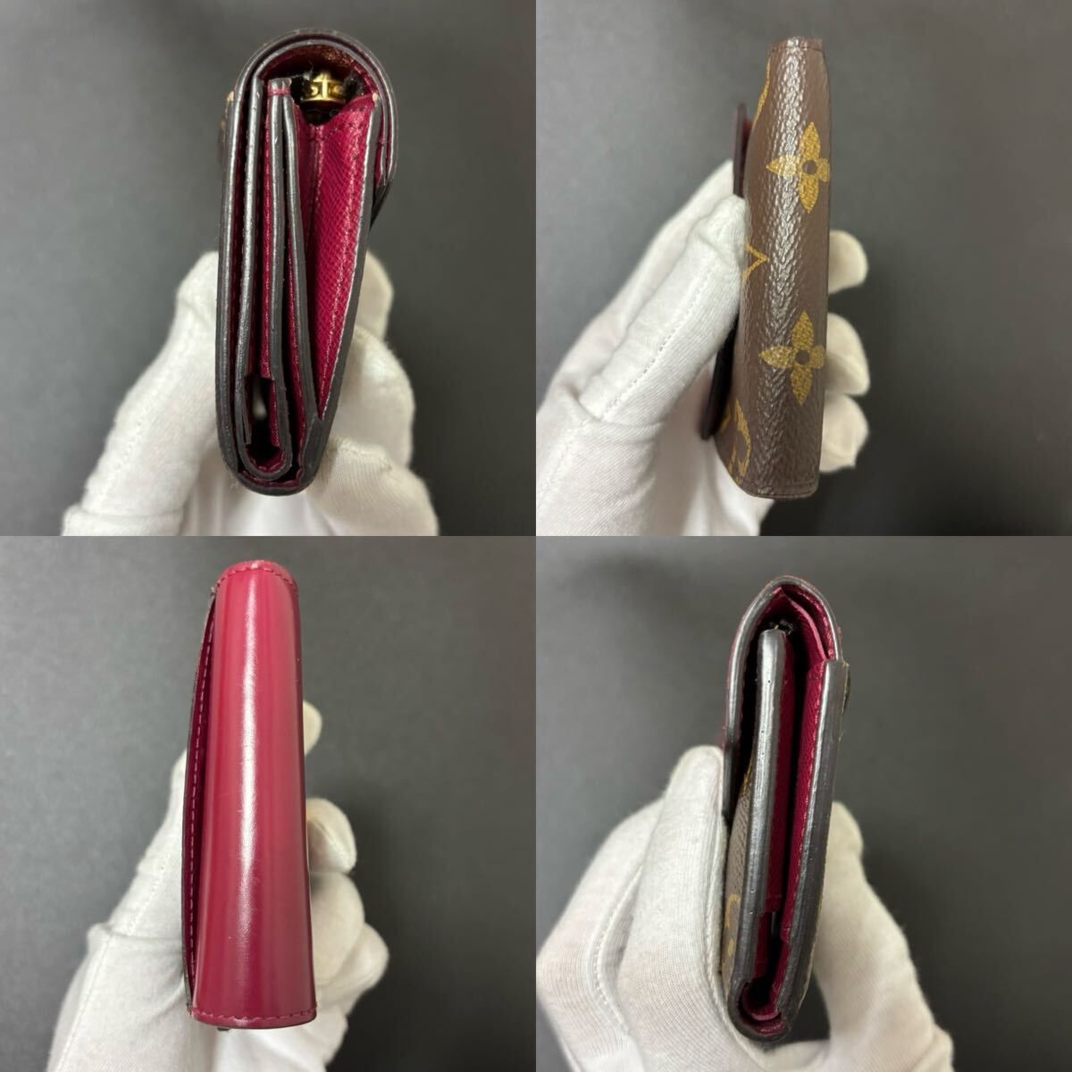  L 89 ポルトフォイユゾエ モノグラムフーシャ 三つ折り財布 ルイヴィトン Louis Vuitton 三つ折り財布 折り財布