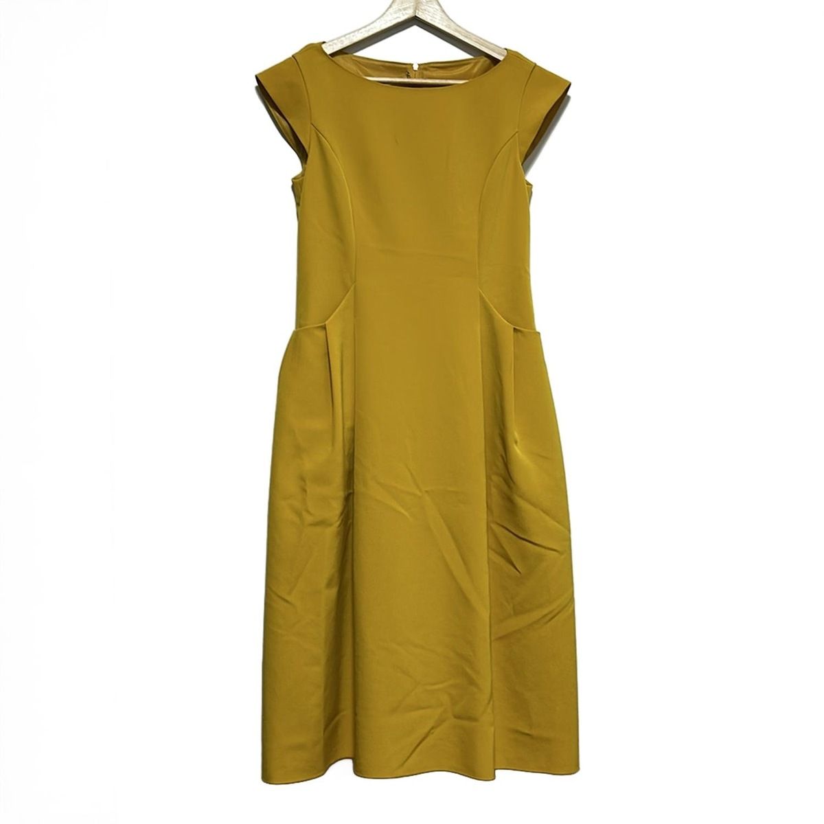 FOXEY YORK フォクシーニューヨーク ワンピース サイズ38 M レディース - 45327 イエロー 半袖 ロング