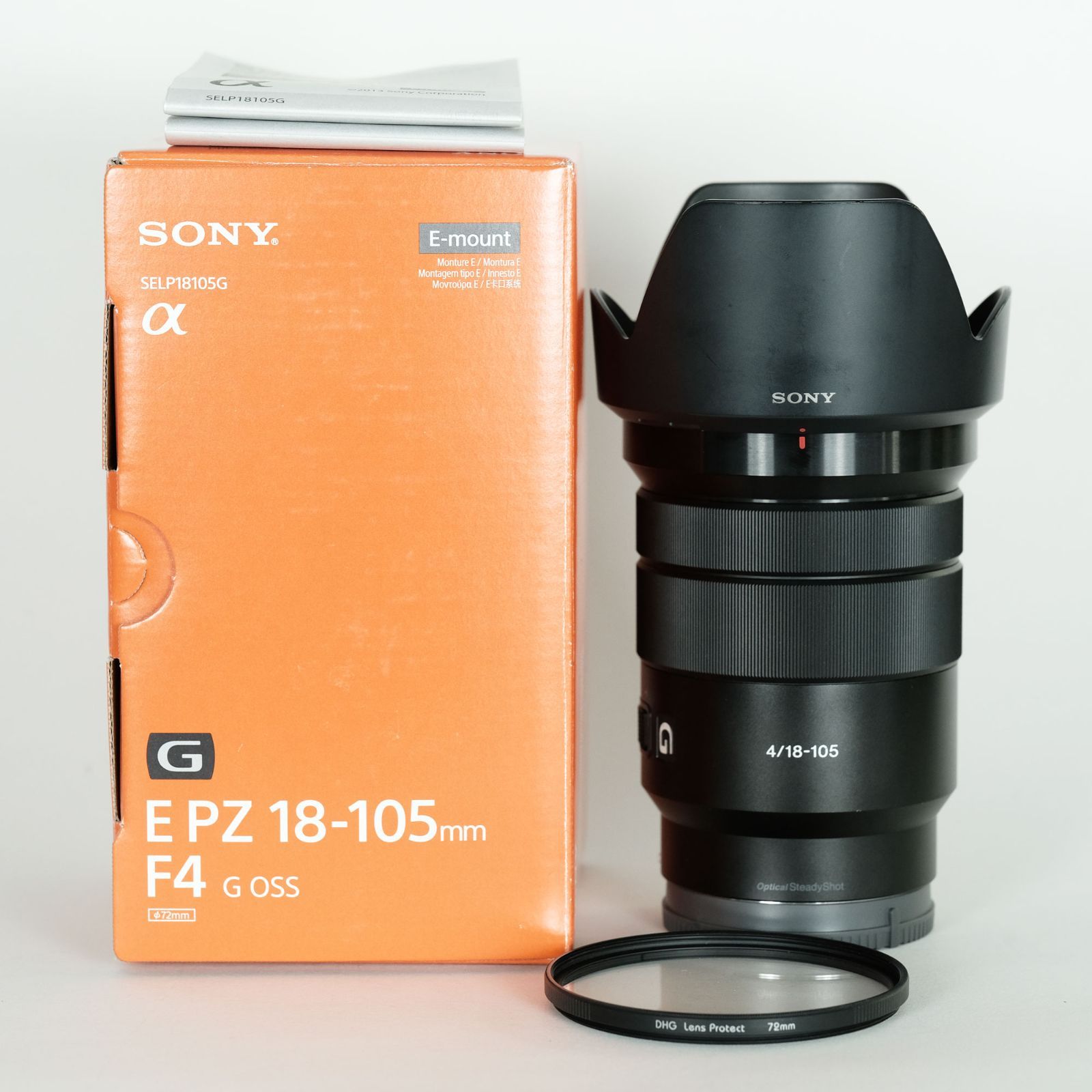 フィルター付 SONY E PZ 18-105mm F4 G OSS SELP18105G SONY Eマウント