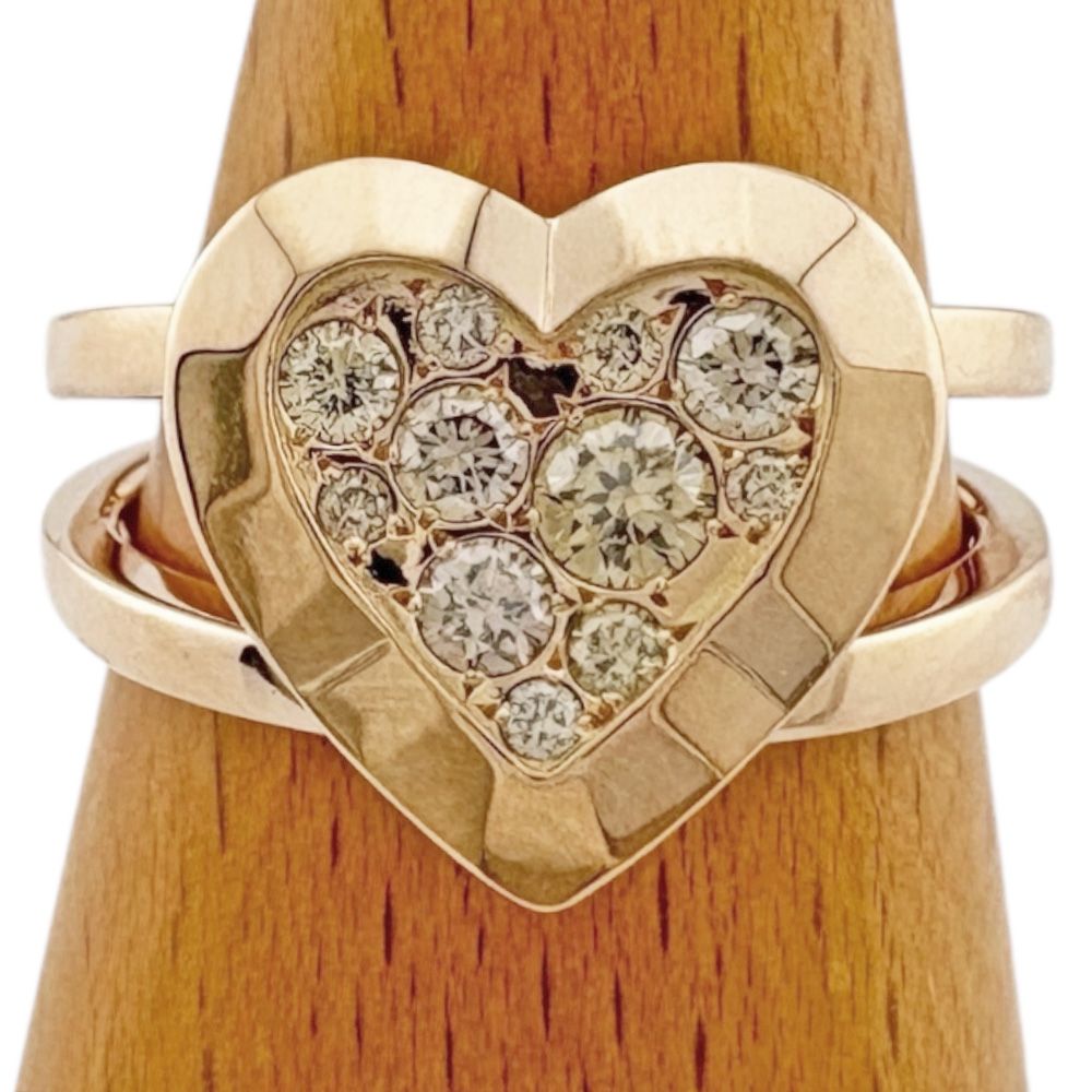 カシケイ アンフォゲッタブルモティーフ リング 指輪 12号 18金 K 18ピンクゴールド ダイヤモンド レディース KASHIKEY