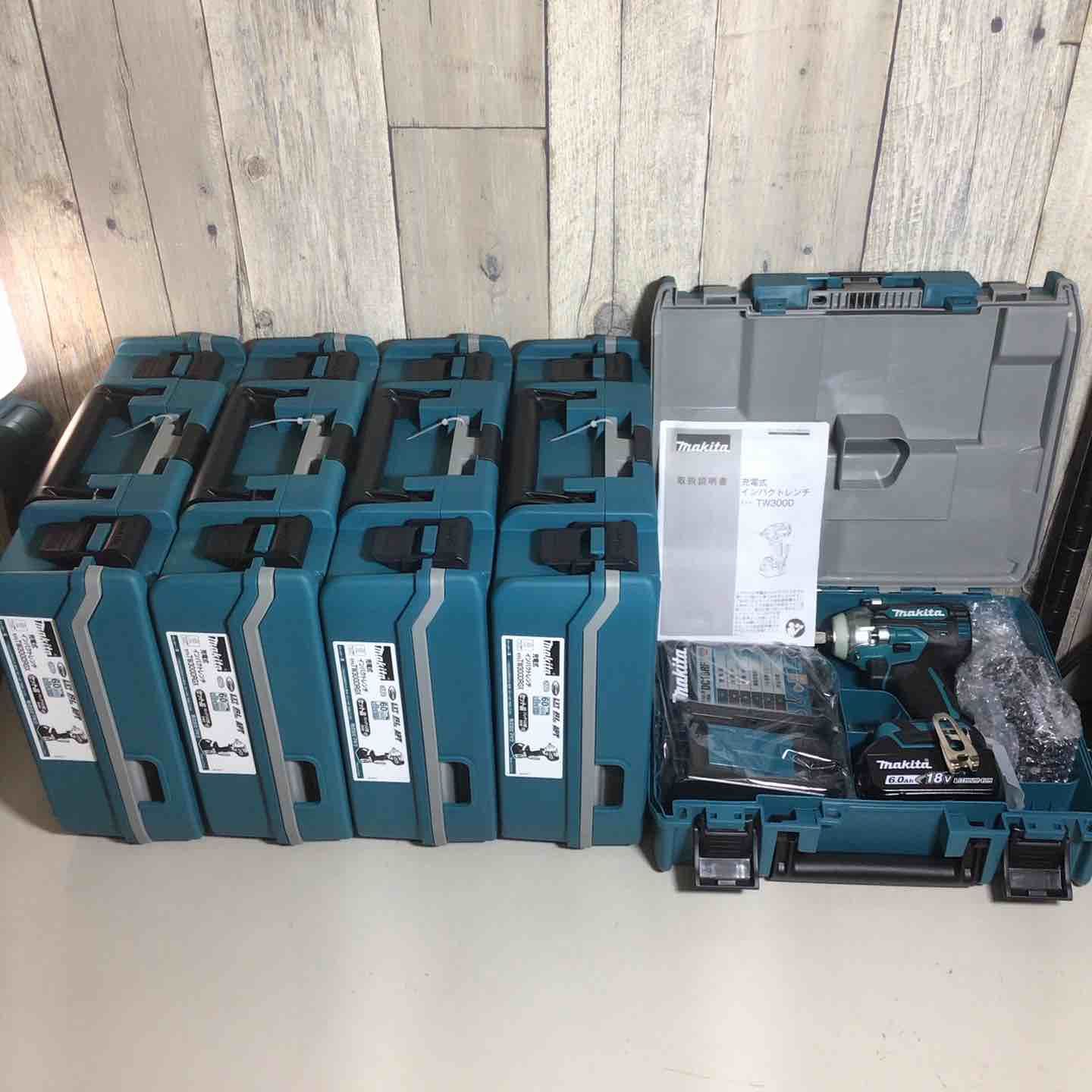 マキタ makita コードレス インパクトレンチ TW300DRGX 5台 バッテリー-充電器付 フルセット 純正 充電式 18V 戸田店