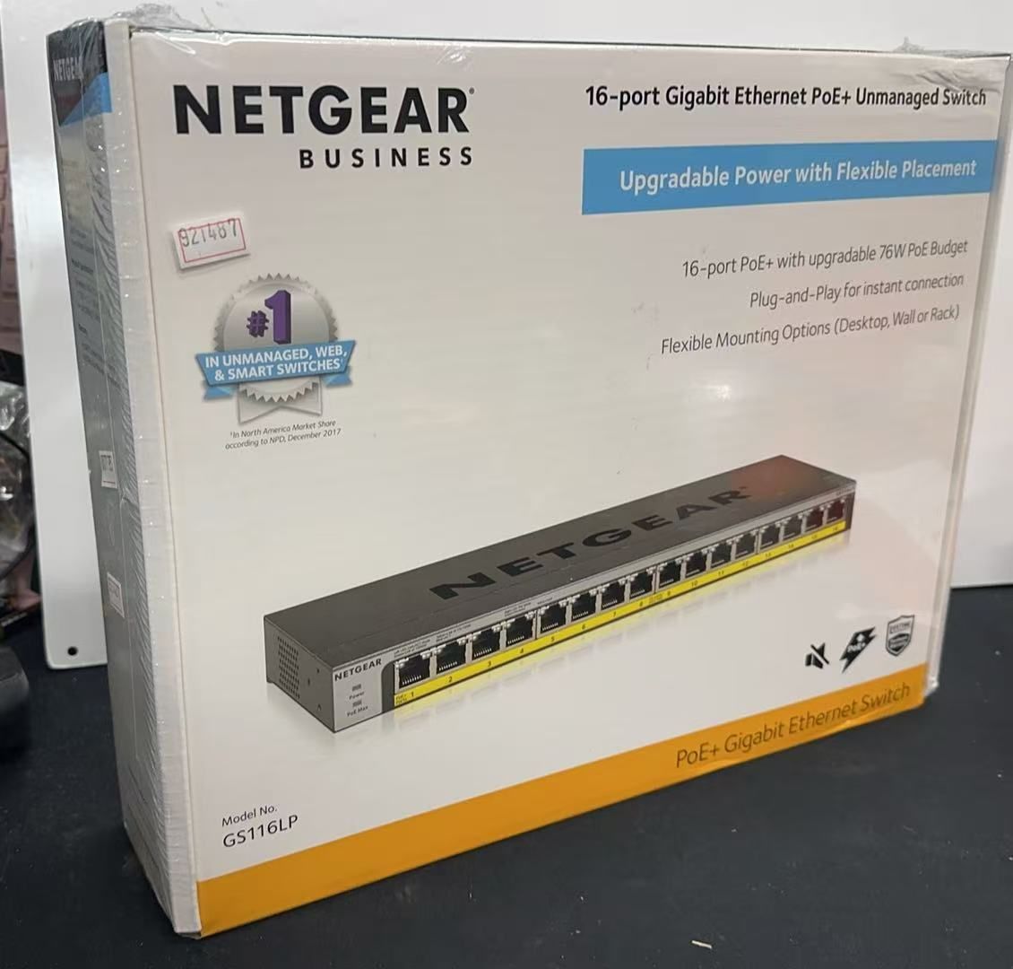 ネットギア NETGEAR スイッチ GS 116 LP 100 AJS 921487