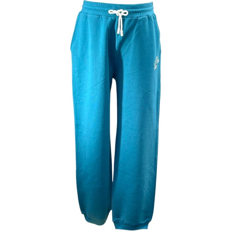 ルイ ヴィトン LOUIS VUITTON ウィズエンブロイダリースウェットパンツ HNY57W ブルー コットン メンズ パンツ