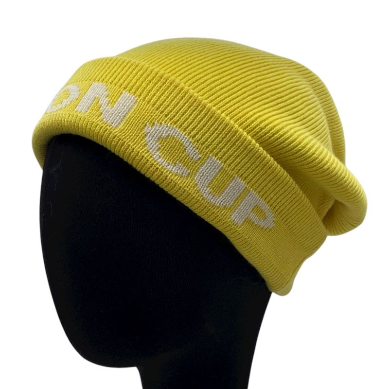 ルイ ヴィトン LOUIS VUITTON LVカップロゴニットキャップ イエロー コットン ユニセックス その他ファッション雑貨