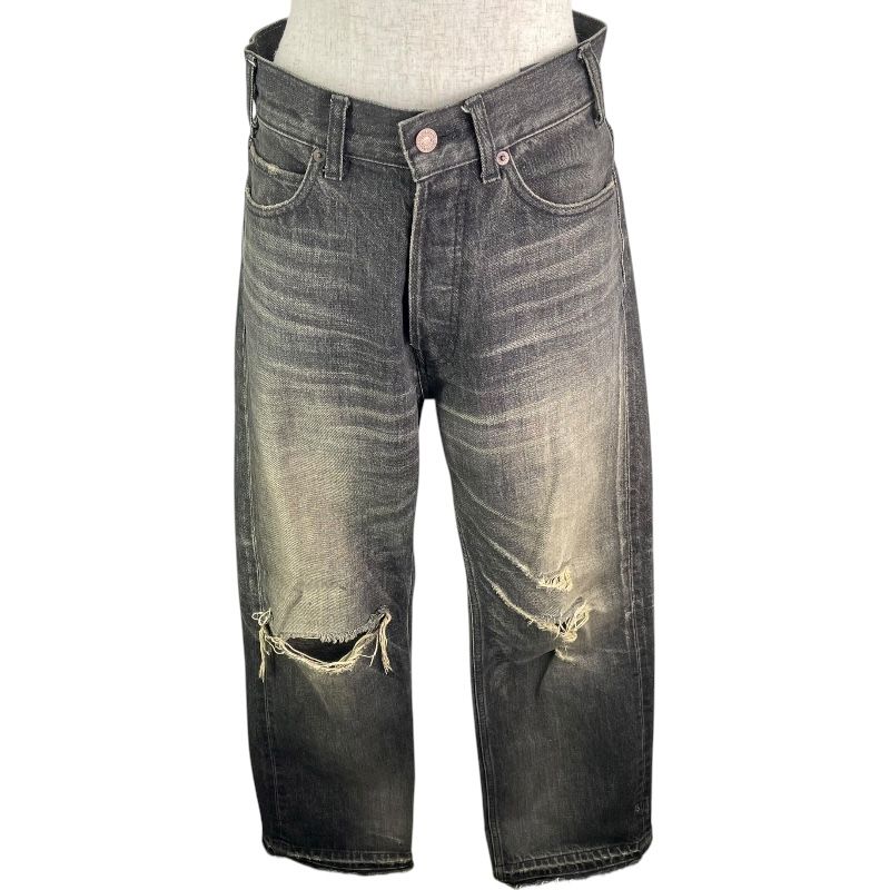 セリーヌ CELINE ウェスリーブラックデストロイドデニムパンツ 2N850247Y グレー デニム メンズ デニムパンツ
