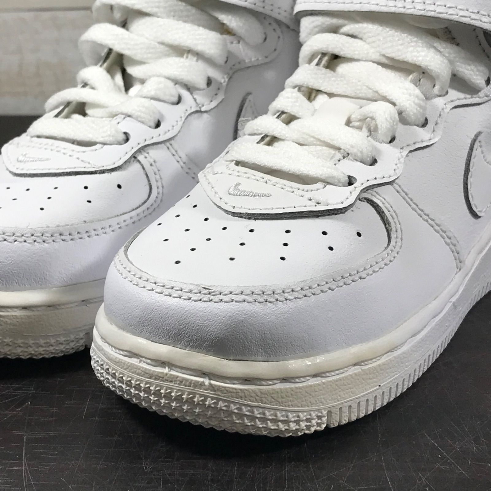 キッズシューズ ナイキ エアフォース 1 ロー オフホワイト キッズ 14