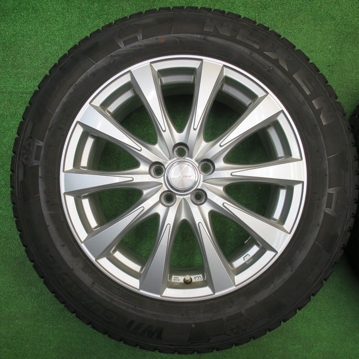  バリ溝 22年 キレイ 9 5分 XV 等 225 60 R 17 スタッドレス ネクセン ウィンガード アイス SUV JOKER ジョーカー 17インチ PCD 100 5 H ス 17インチ タイヤ ホイールセット