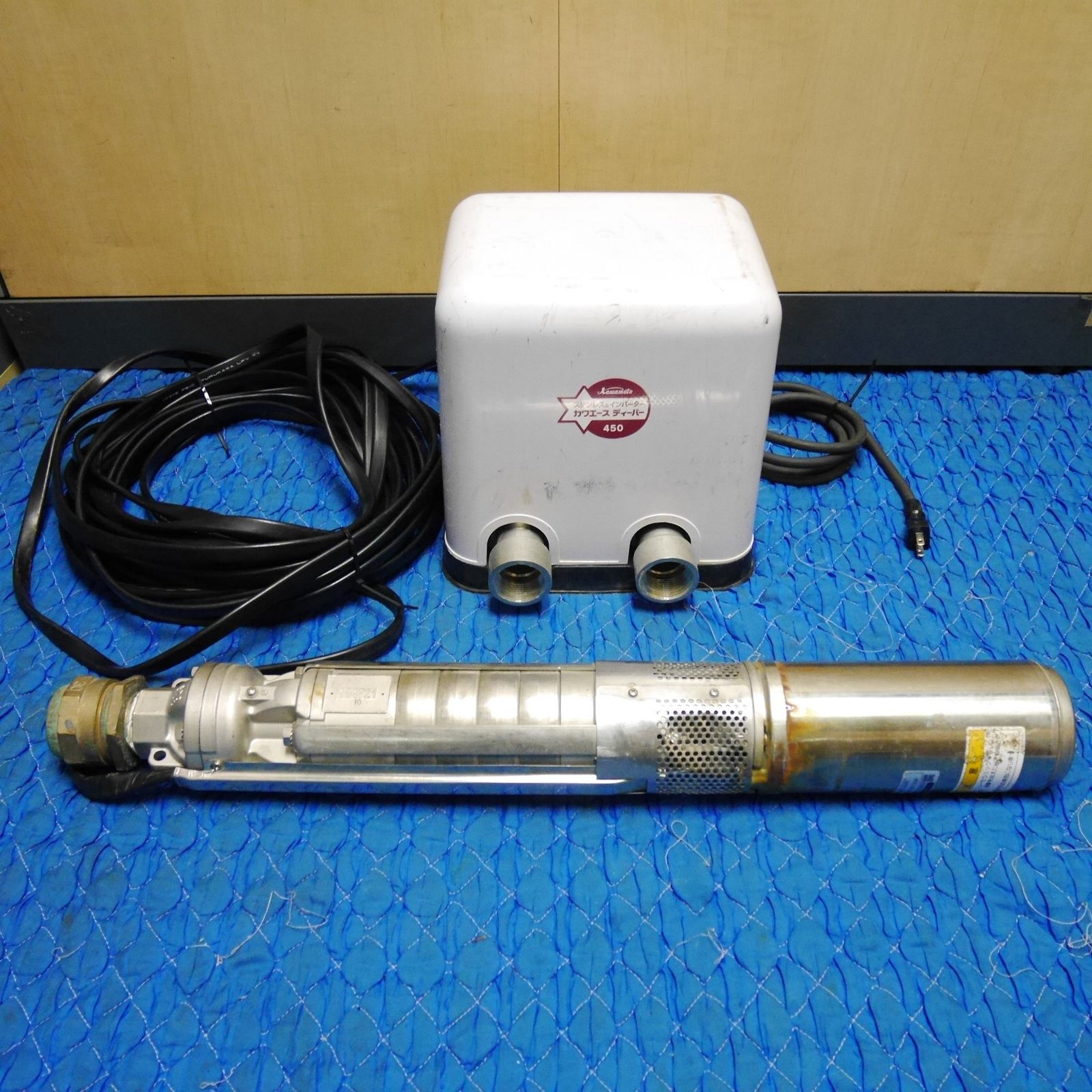 川本製作所 カワエースディーバー 深井戸 水中 ポンプ UFL2-450S 100V 吸上げ 押上げ 水中用