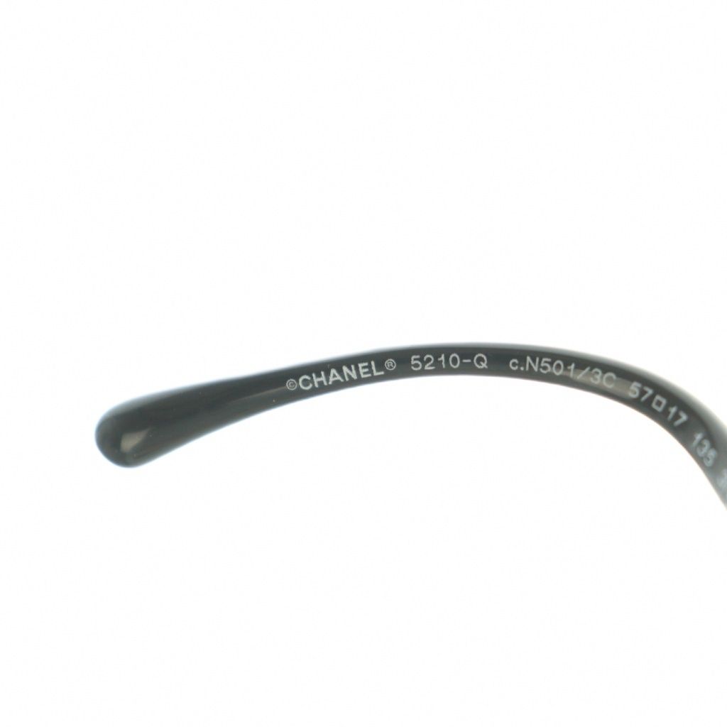  シャネル CHANEL サングラス 眼鏡 グラデーションレンズ 57 17-135 黒 ブラック 5210-Q MI OS OH サングラス 小物