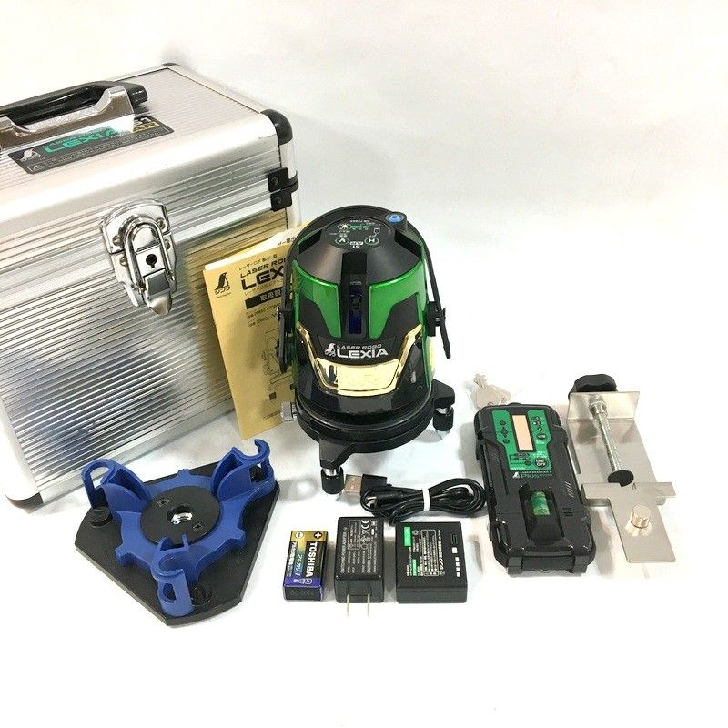 シンワ レーザー墨出器 レーザーロボ LEXIA 51AR グリーン 70865 受光器 レーザーレシーバー Ⅱ Plus 71501 シンワ測定 DW3628