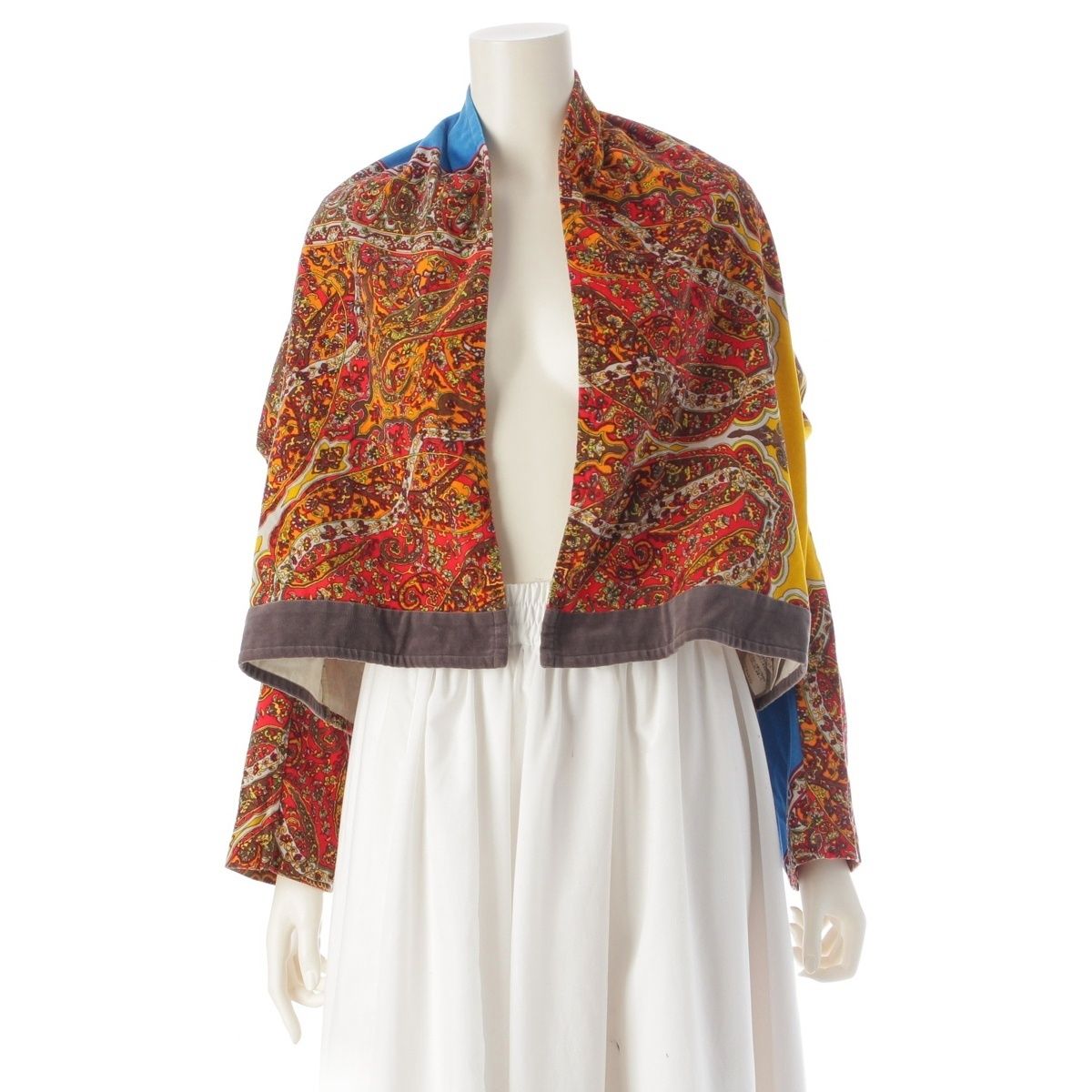 コムデギャルソン AD1999 ベロア 総柄 変形 テーラードジャケット GJ-040650 マルチ