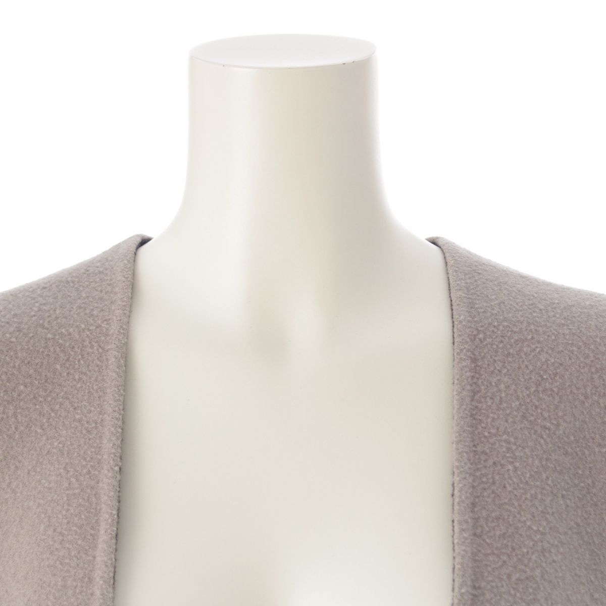 Vネック グレー