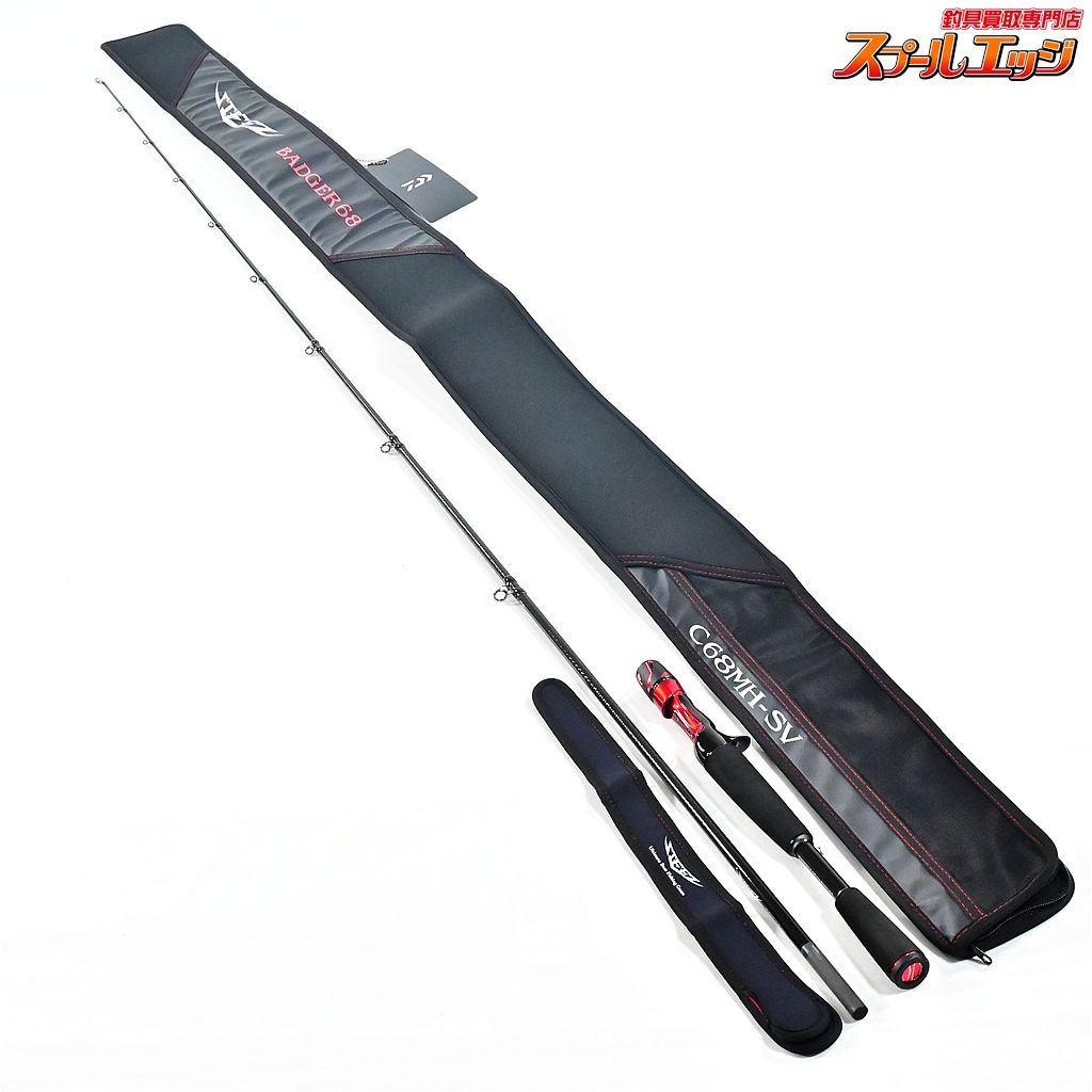 スティーズ C68MH-SV【BADGER 68】　美品 【ダイワ】 22スティーズ C68MH-SV バジャー DAIWA STEEZ BADGER バス