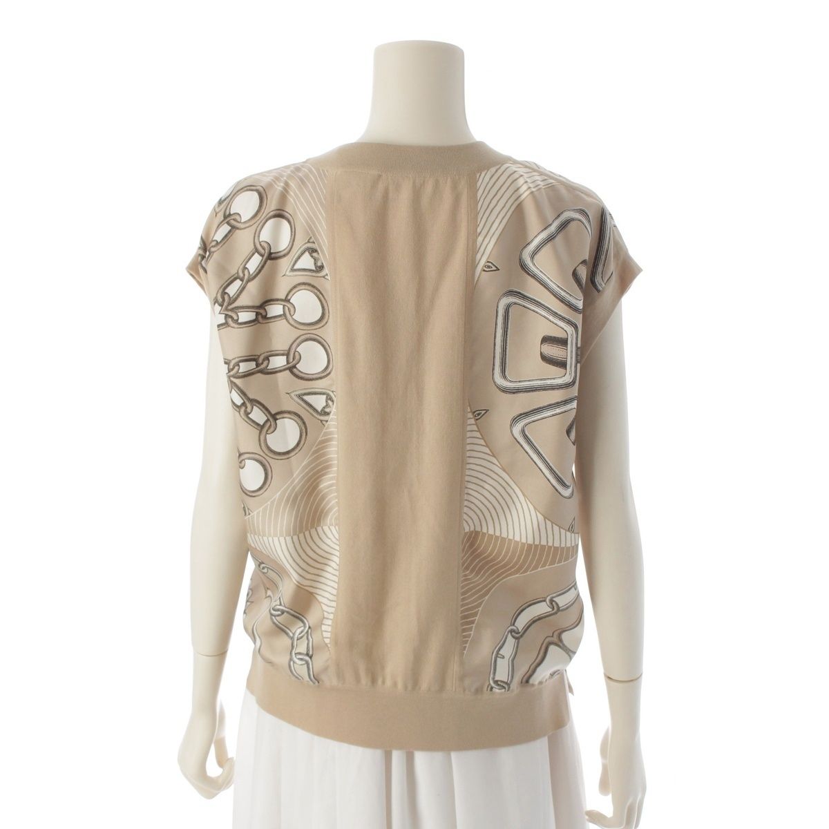 極美品★HERMES★ツイルレーヌ★シルク★ニット★トップス エルメス(HERMES)エルメス ツイルレーヌ ニット 衣料品 トップス