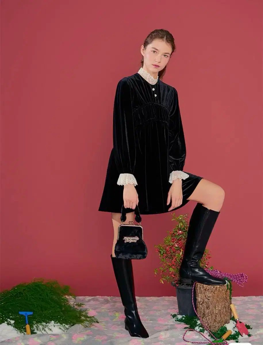 マーガリンフィンガーズ ツアーベルベット シャーリング ONE PIECE