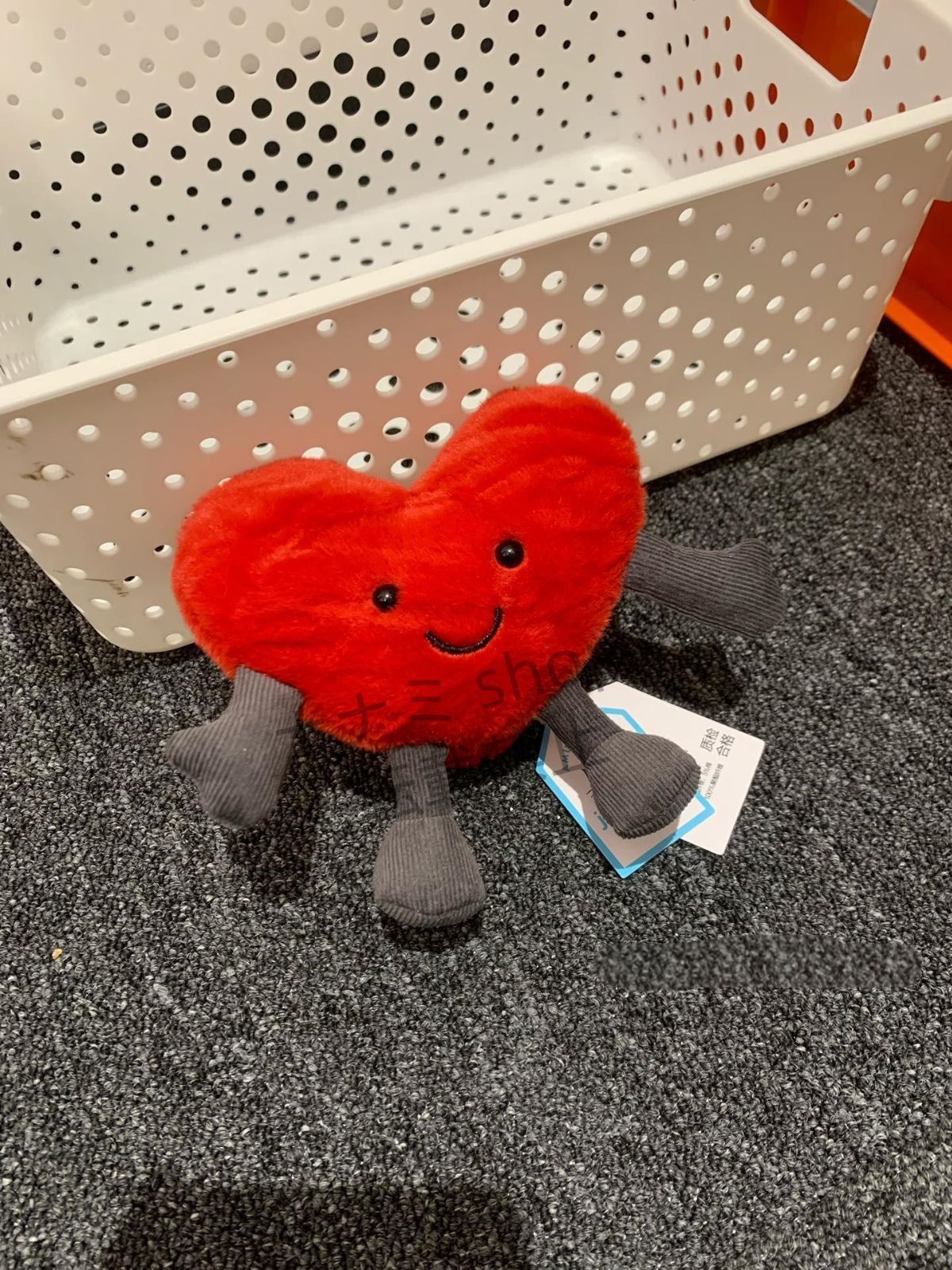 Jellycat 趣味赤抱擁ハートちゃん人形かわいいふわふわぬいぐるみ