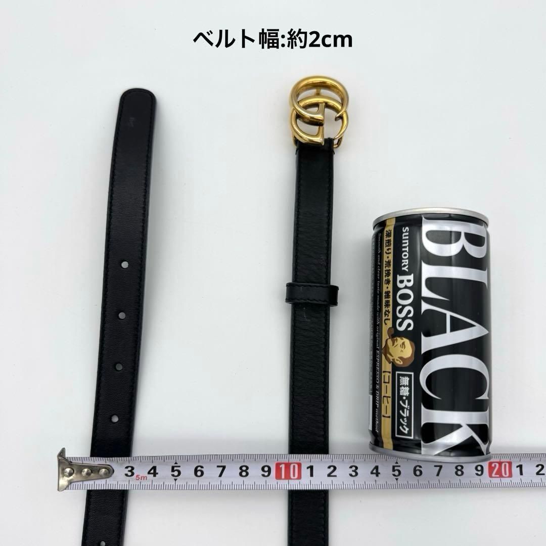 GUCCI グッチ ベルト 409417 GG マーモント サイズ 85 / 34 ブラック