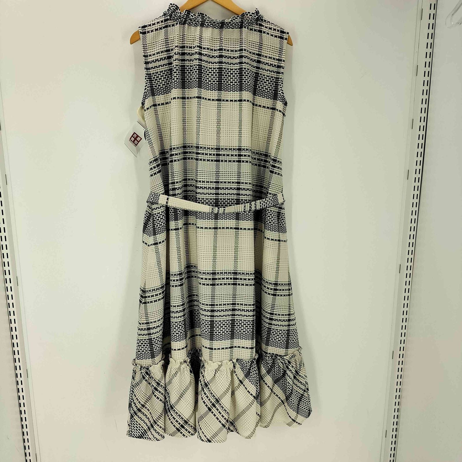 ユーズドフルギ 古着 Ruimeme block tile check gather dress レディース