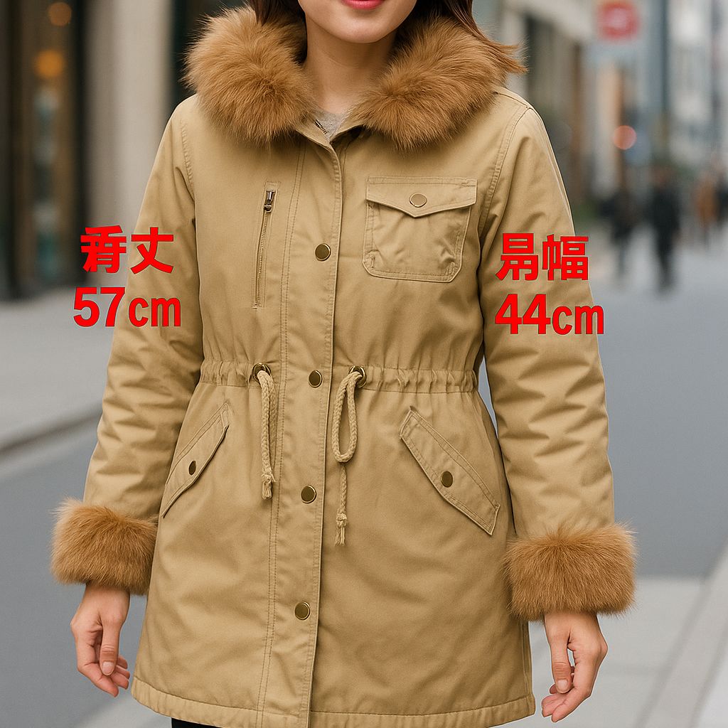【最終値下げ済み】新品未使用☆PREFERIR☆ファー付きモッズコート 2026年最新】Yahoo!オークション -モッズコート レディース ファー