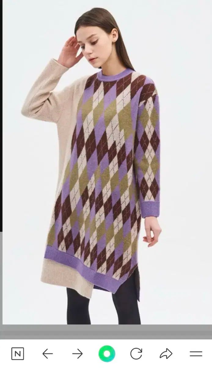 SYSTEM アーガイル ニット ONE PIECE TIME The HANDSOME O 2nd LANVIN LUCKY CHOUETTE