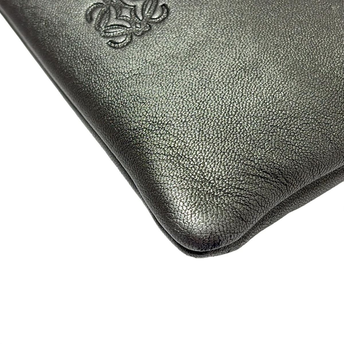 LOEWE(ロエベ) ショルダーバッグ美品 - ダークグレー ミニバッグ/マチ