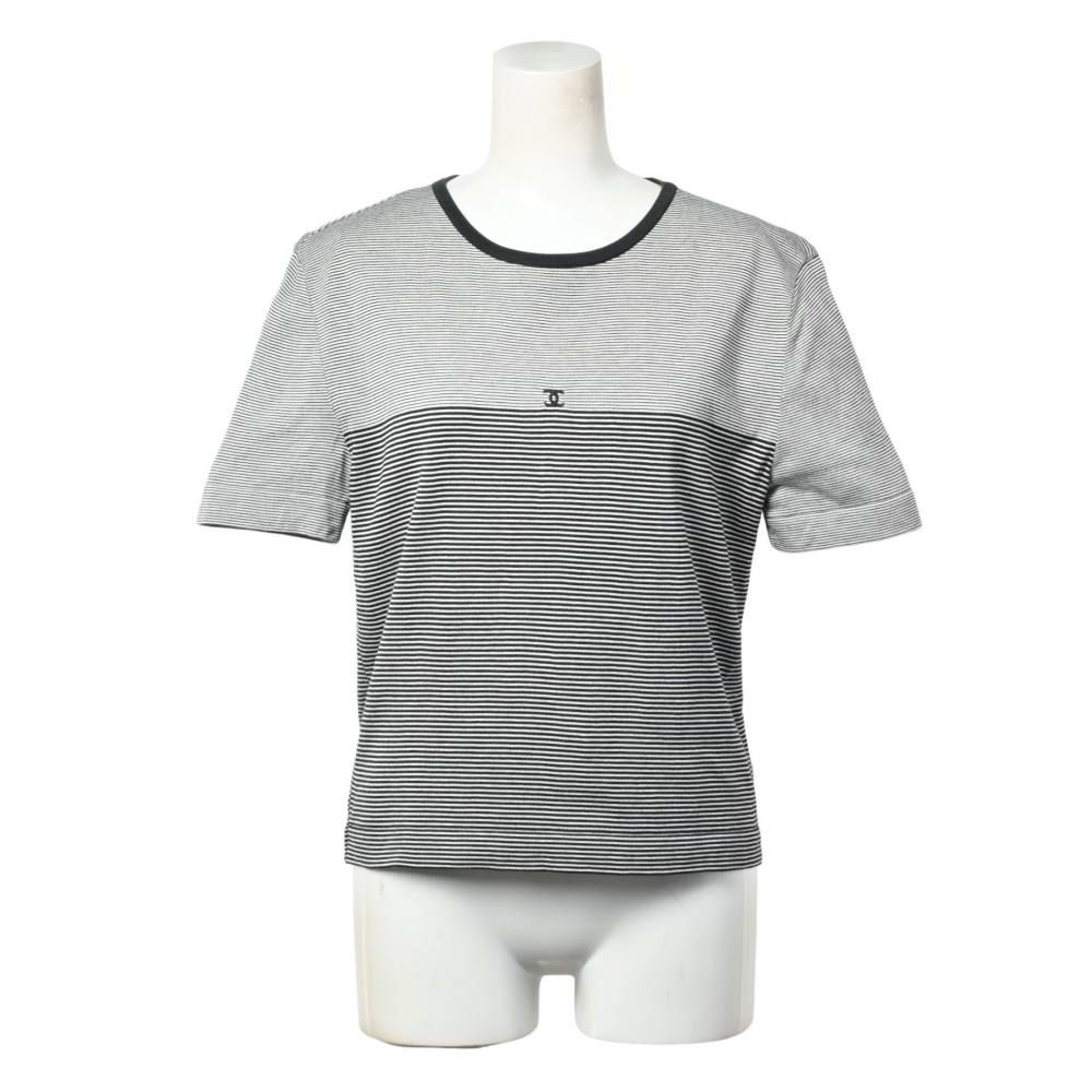 CHANEL 97C ヴィンテージ ココマーク ボーダー Tシャツ カットソー