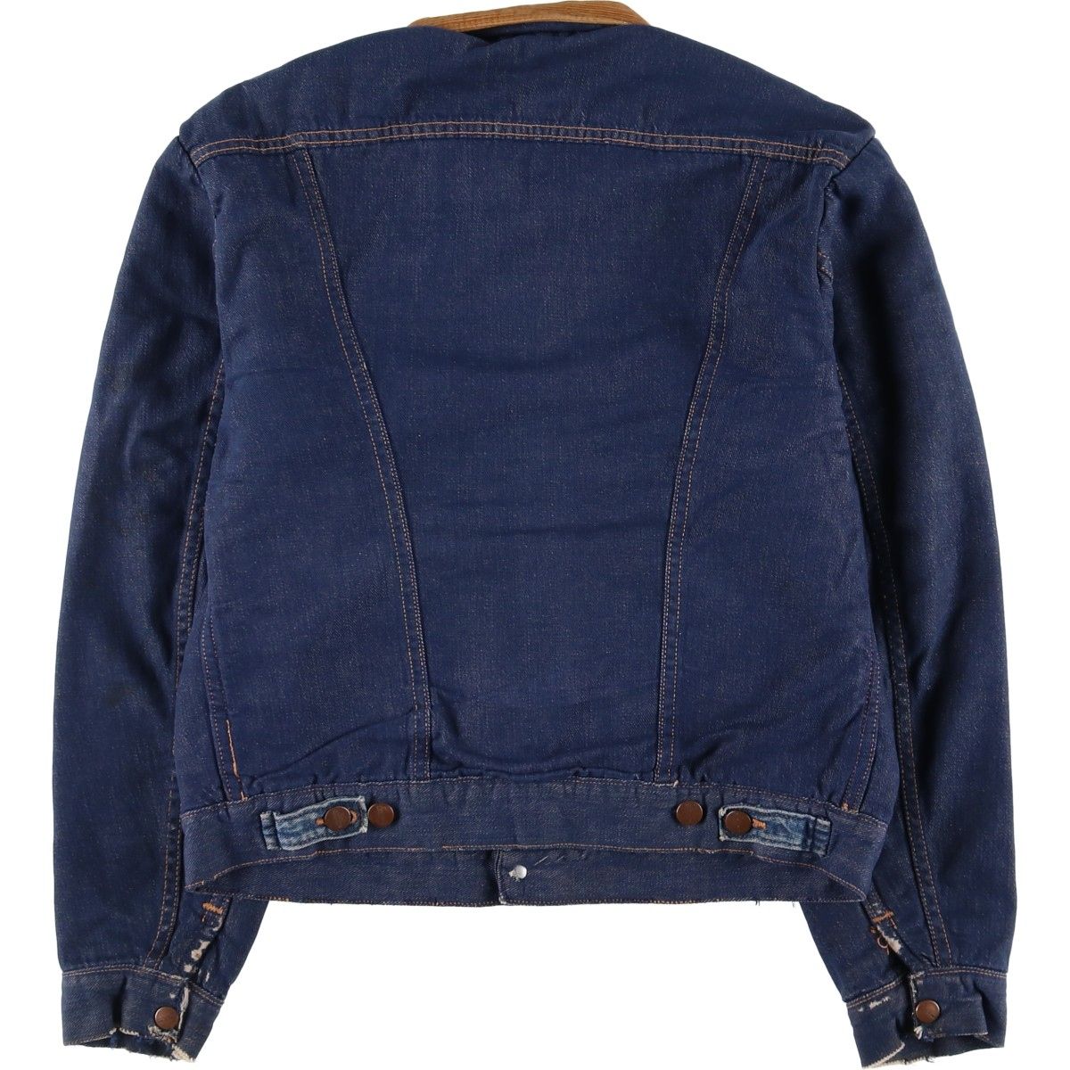 古着 70年代 マーベリック Maverick BLUE BELL バットダイ デニムボアジャケット メンズS相当 ヴィンテージ eaa593824