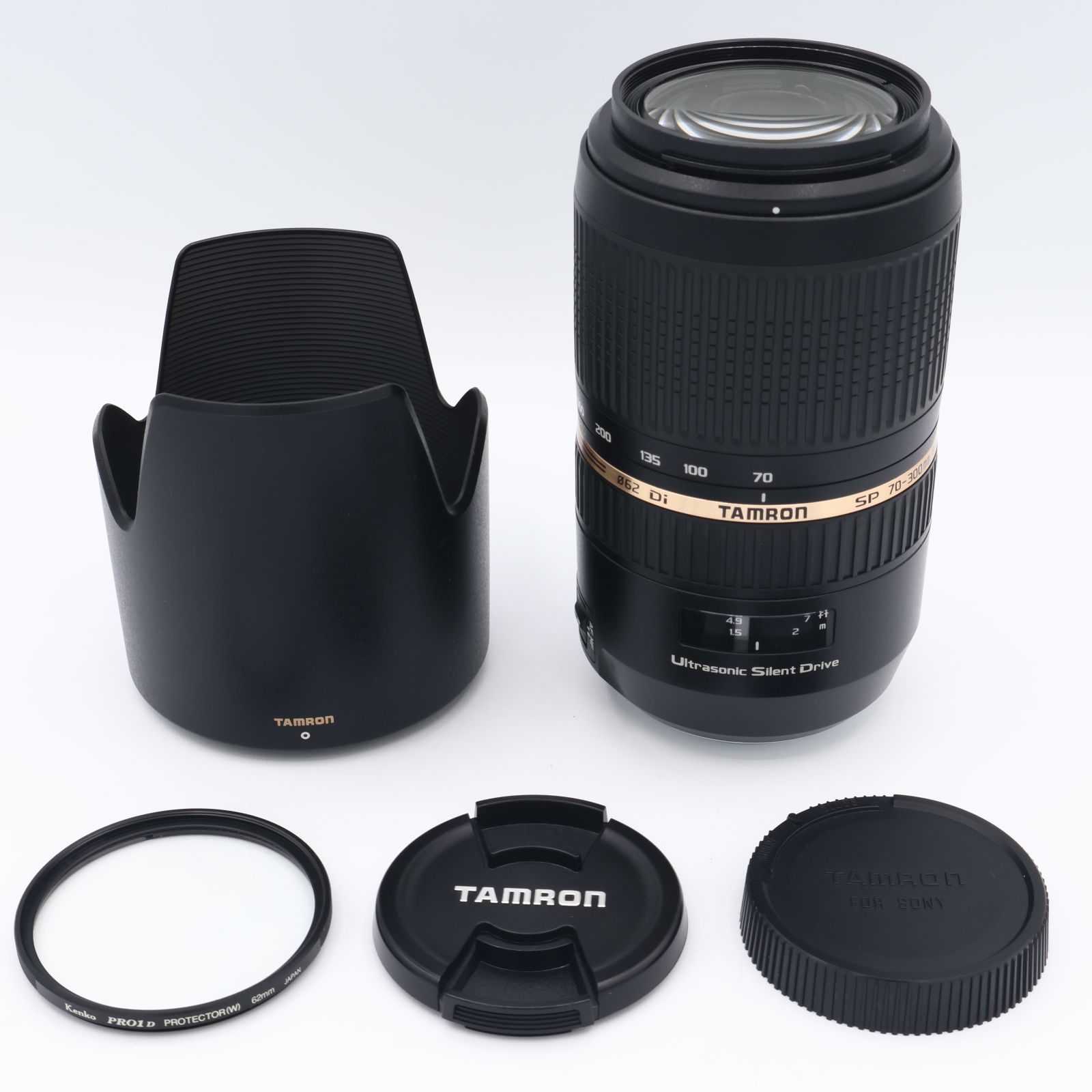 TAMRON タムロン 望遠ズームレンズ SP 70-300mm F4-5.6 Di USD ソニー用Aマウント フルサイズ対応 A005S 251110_001752