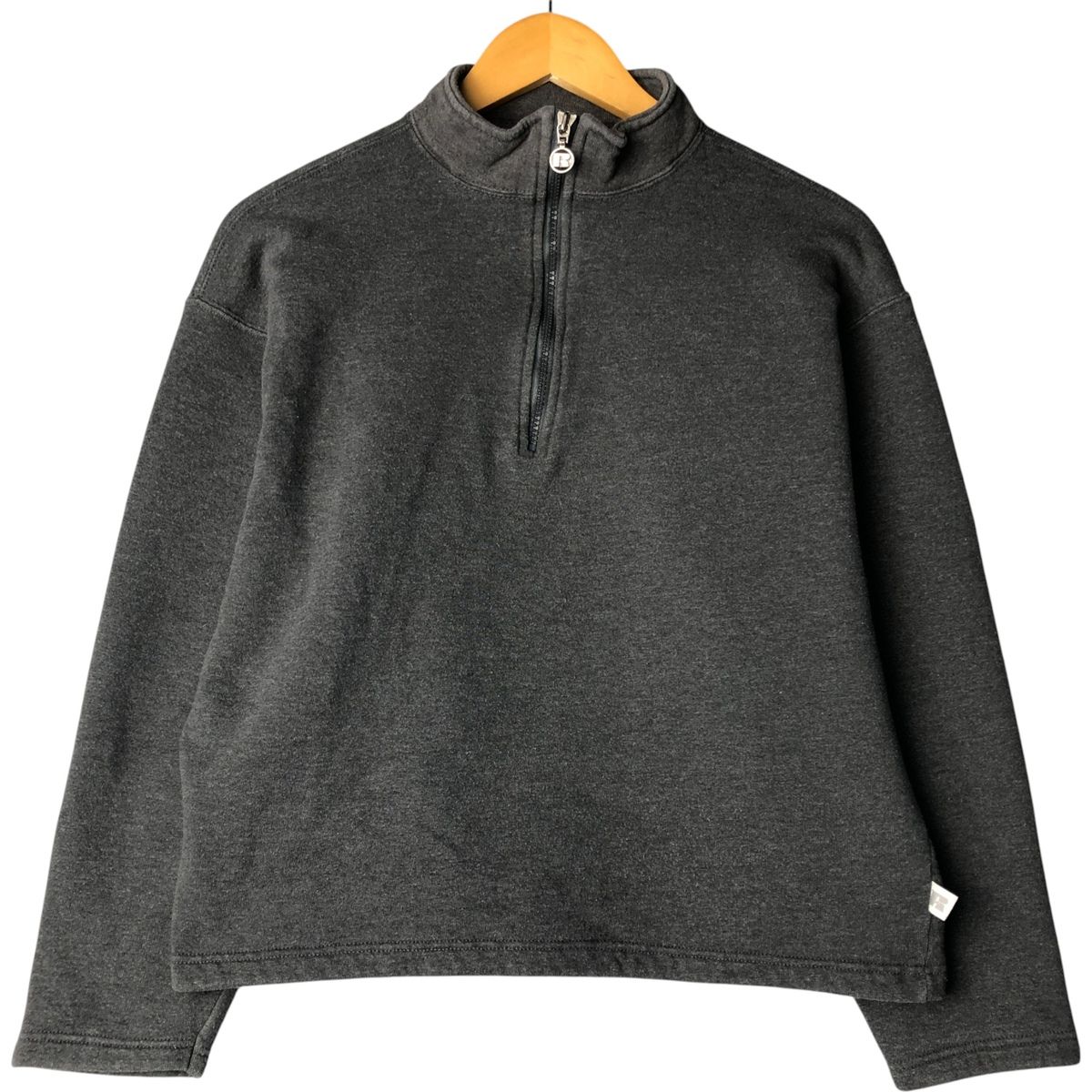 古着 90年代 ラッセル Russell ハーフジップスウェットシャツ トレーナー メンズM相当 ヴィンテージ eaa600909