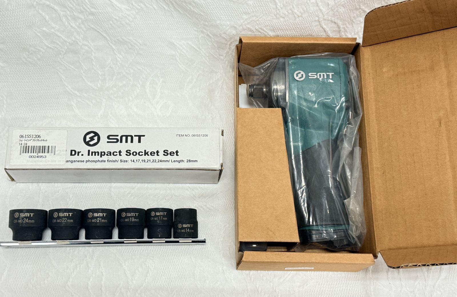 SMT スマートツール ショートボディーインパクトレンチ ZA-93 ソケットセット