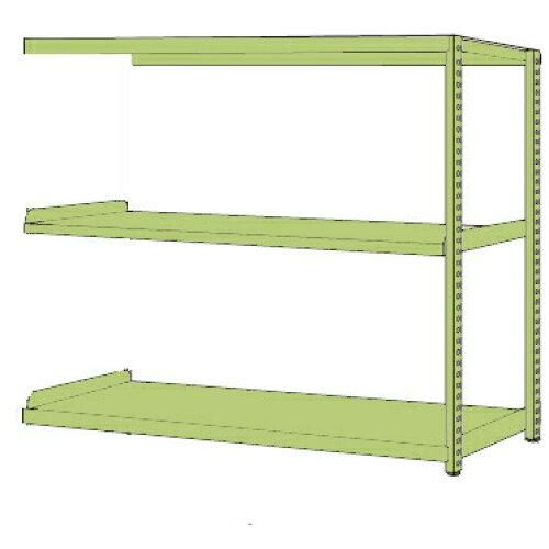 【新品・5営業日で発送】サカエ RKラック 3段タイプ 1500×600×1500mm グリーン RKN-5653R (2230656)
