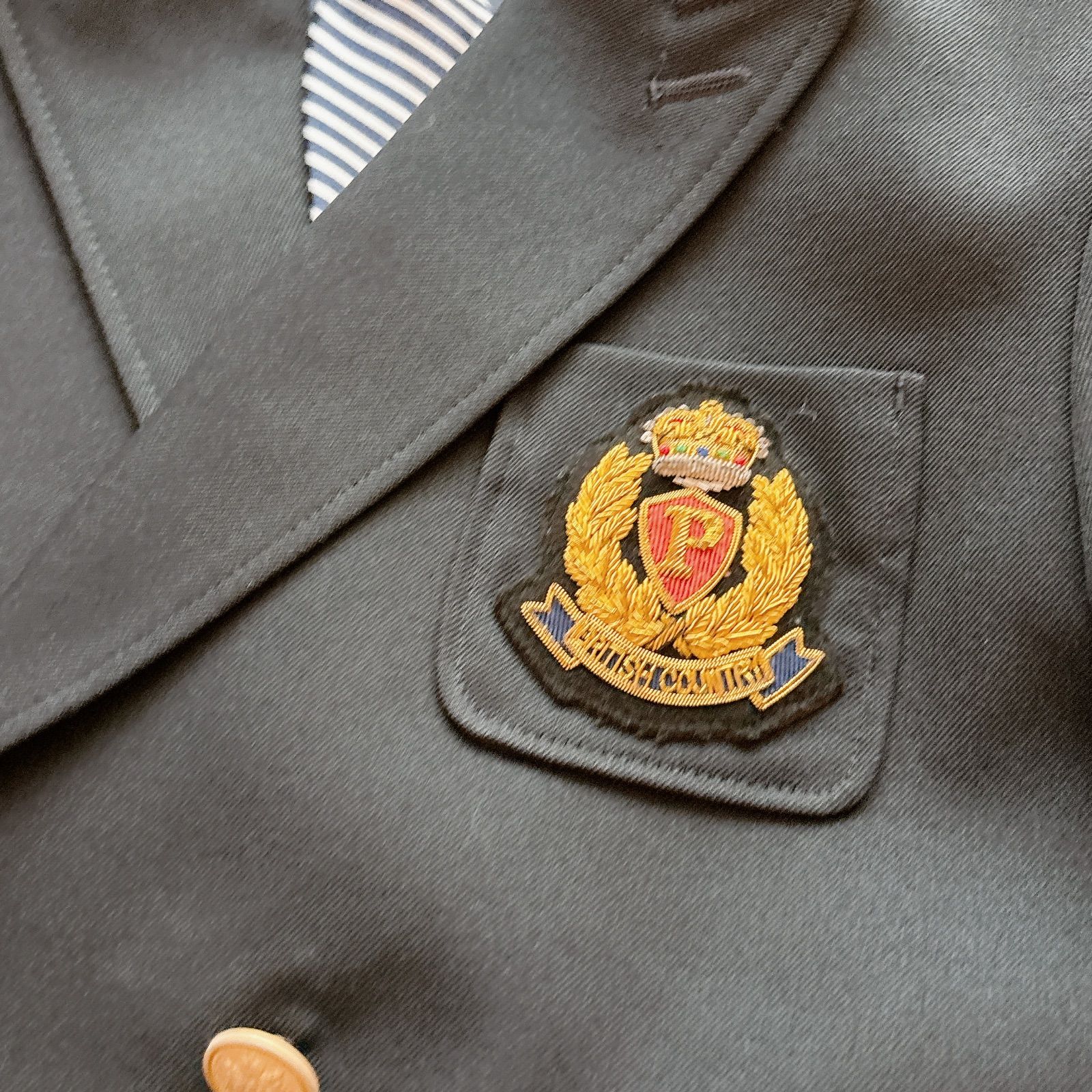 POLO ポロ ラルフローレン スーツ 紺ブレ 金ボタン 120 男の子 卒園式