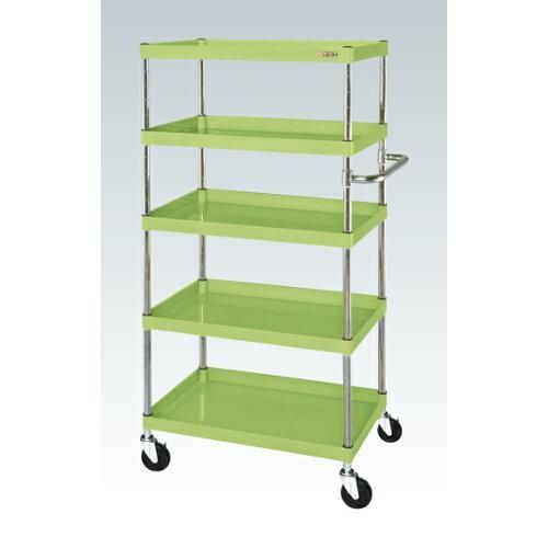 サカエ CSパールワゴン中量タイプ グリーン CSP-10155 2229363