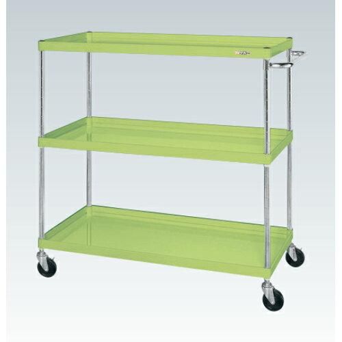 サカエ CSパールワゴン中量タイプ グリーン CSP 10123 2229332