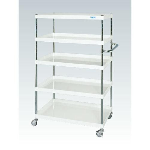 サカエ CSパールワゴン軽量タイプ 5段 パールホワイト CSP 2228910