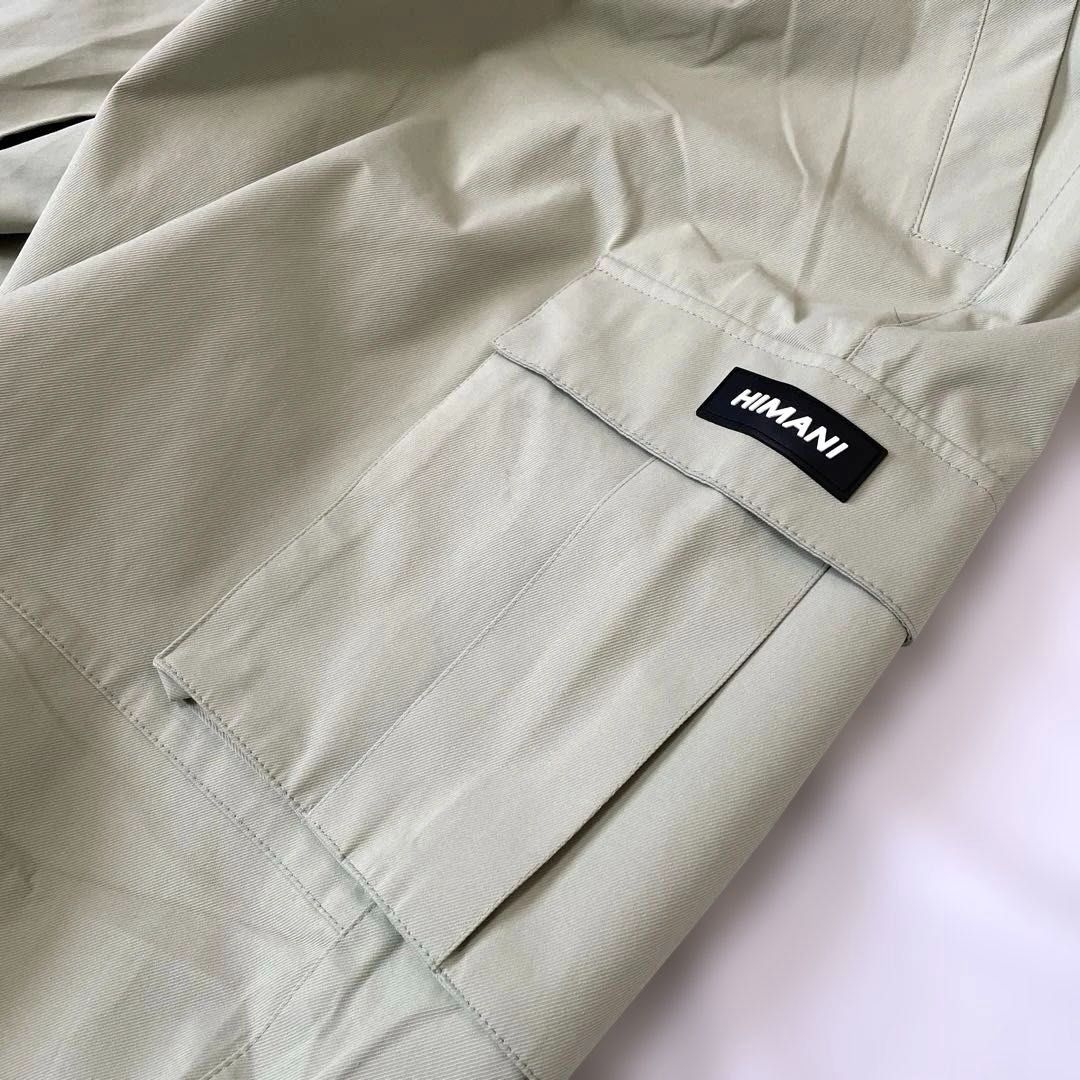HIMANI スノーボードウェア上下セット オリーブグリーン Mサイズ 販売