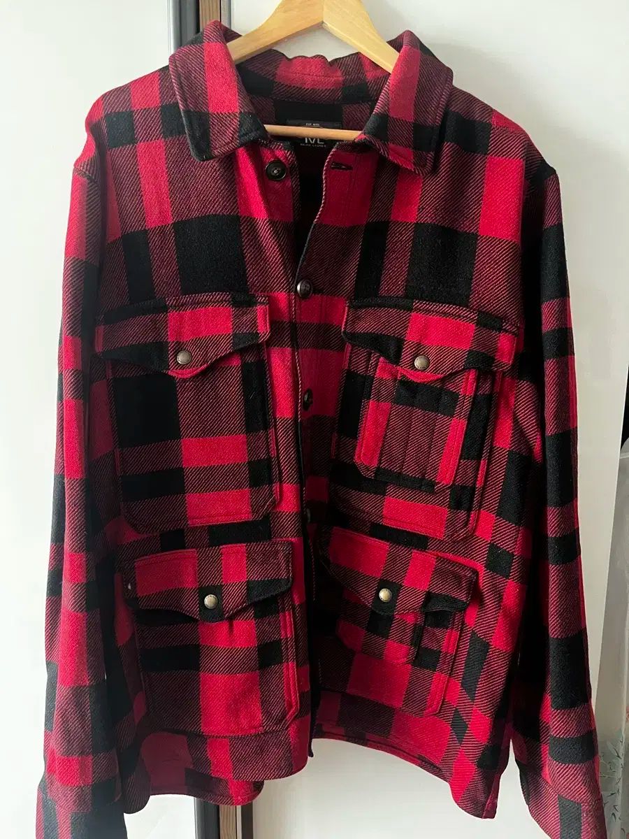 RRA ダブルアールエル バッファロー ハンティングジャケット します L XL