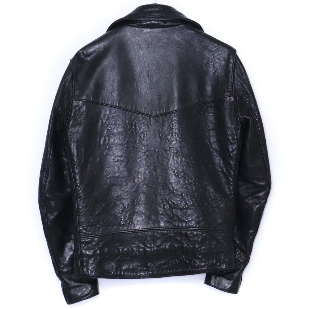 LEWIS LEATHERS ライトニング タイトフィット レザーダブルライダースジャケット ハードシープ サイズ40 ブラック 391T