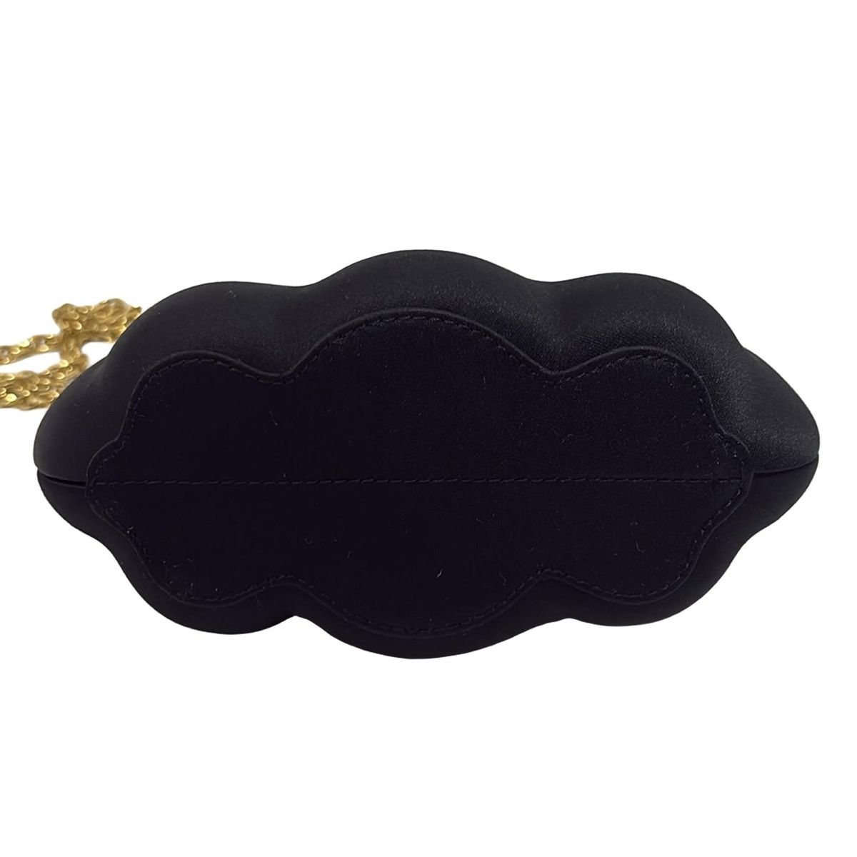 【美品】RODO ロド/ラインストーン金具/チェーン ショルダーバッグ RODO(ロド) ショルダーバッグ美品 - 黒×ゴールド×シルバー ライン