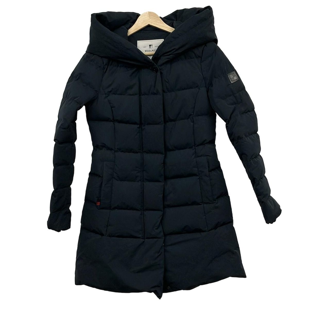 WOOLRICH ウールリッチ ダウンコート サイズXS レディース - ダークネイビー 長袖 ジップアップ 冬