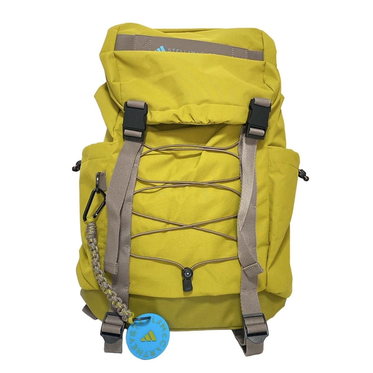 ADIDAS BY STELLA McCARTNEY アディダスバイステラマッカートニー リュックサック イエローグリーン ダークグリーン グレー