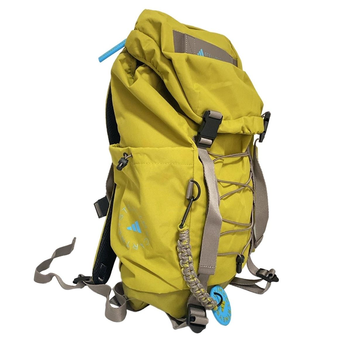 ADIDAS BY STELLA McCARTNEY アディダスバイステラマッカートニー リュックサック - イエローグリーン×ダークグリーン×グレー