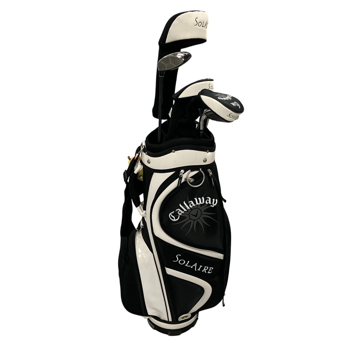 完全な Callaway SOLAIRE 1.5W.6H.7H.8.S.P.パター 計8本キャディバッグ付き B10581422 【人気のアイテム】