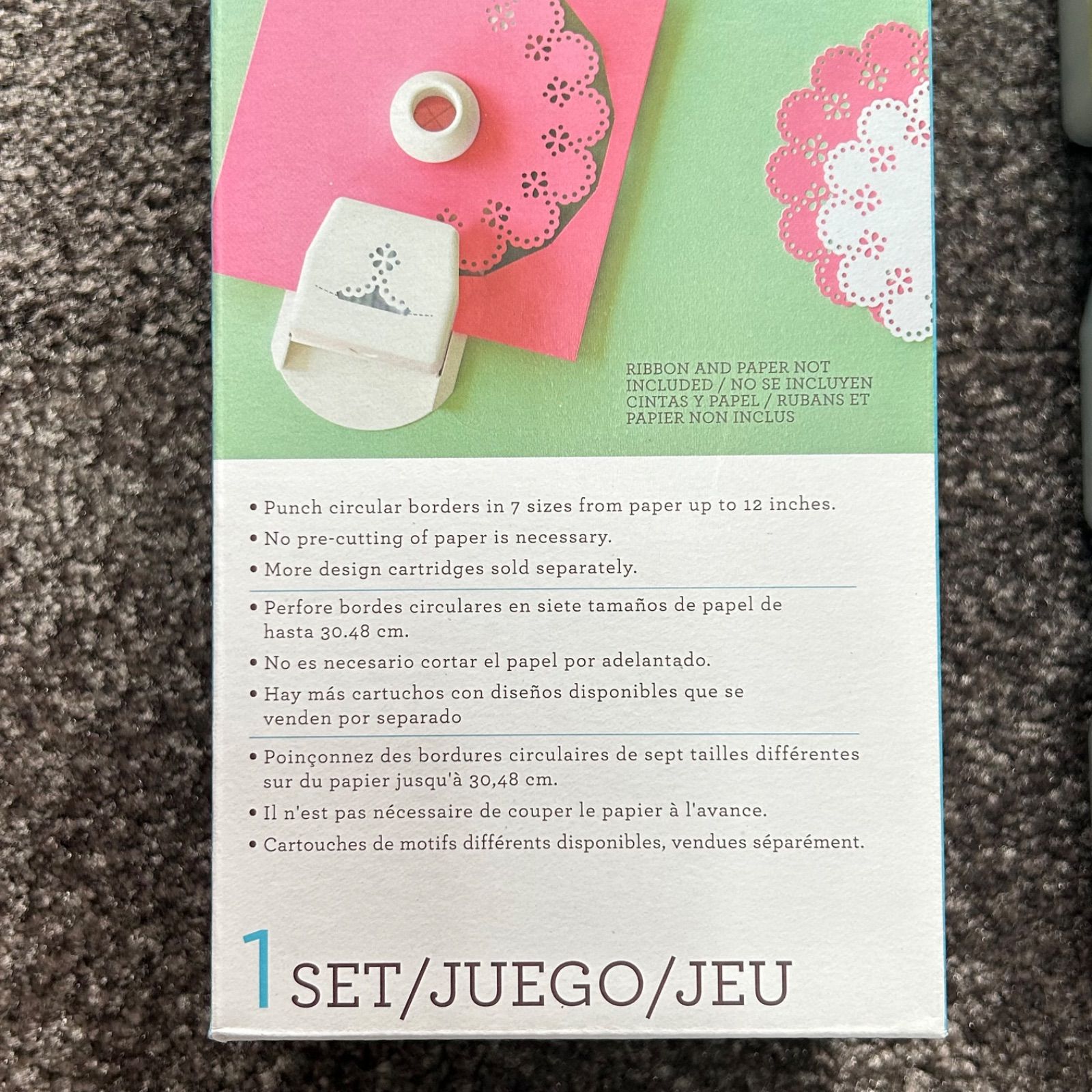 Martha Stewart サークルエッジパンチ 本体＋パンチ4個 レースクラフト