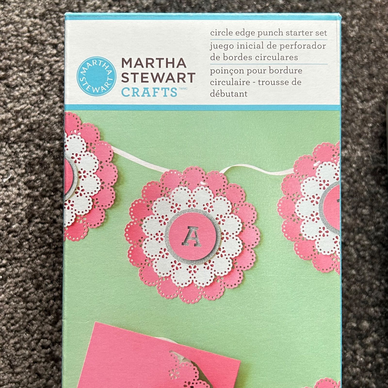 Martha Stewart サークルエッジパンチ 本体＋パンチ4個 レースクラフト