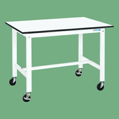 5営業日で発送 サカエ 軽量作業台KKタイプ パールホワイト キャスター付 1200×750×840mm KK-49LUB2W 2228435