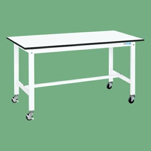 品質保証で、高速配送！ 5営業日で発送 サカエ 軽量作業台KKタイプ パールホワイト キャスター付 1500×750×810mm KK-59LB1W 2228429