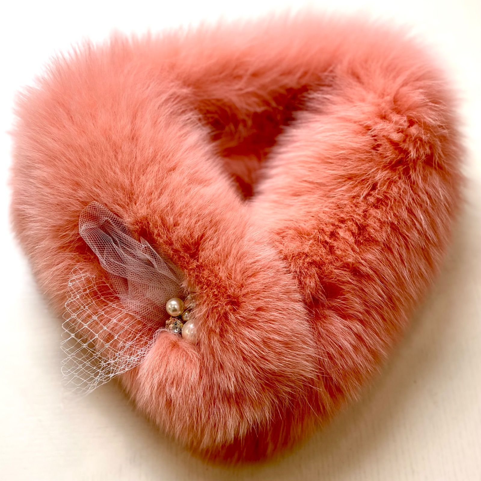 格安！！*SAGA MINK* ミンク マフラー 日本製 新品【ピンク】 日本製 SAGA ミンク ファーマフラー ファーコート サガ カラー ティ