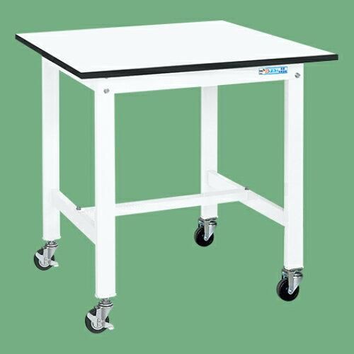 5営業日で発送 サカエ 軽量作業台KKタイプ パールホワイト キャスター付 900×600×810mm KK-38LB1W 2228424