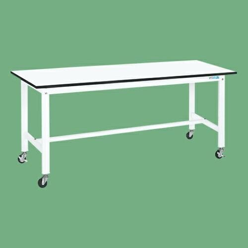 5営業日で発送 サカエ 軽量作業台KKタイプ パールホワイト キャスター付 1800×600×810mm KK-68LUB1W 2228421 WWW_SMP1DAWEKUDUS_SCH_ID